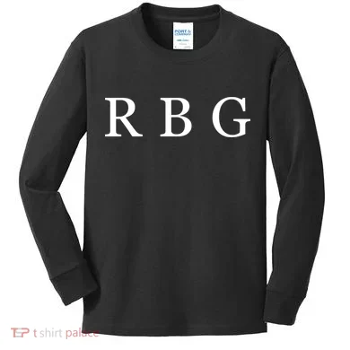 Notorious RBG Classic Logo Kids Long Sleeve Shirt