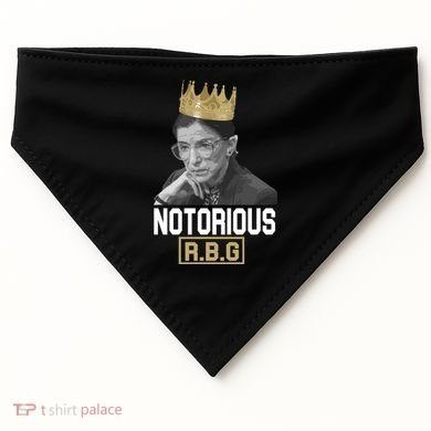Notorious RBG Classic Ruth Crown USA-Made Doggie Bandana