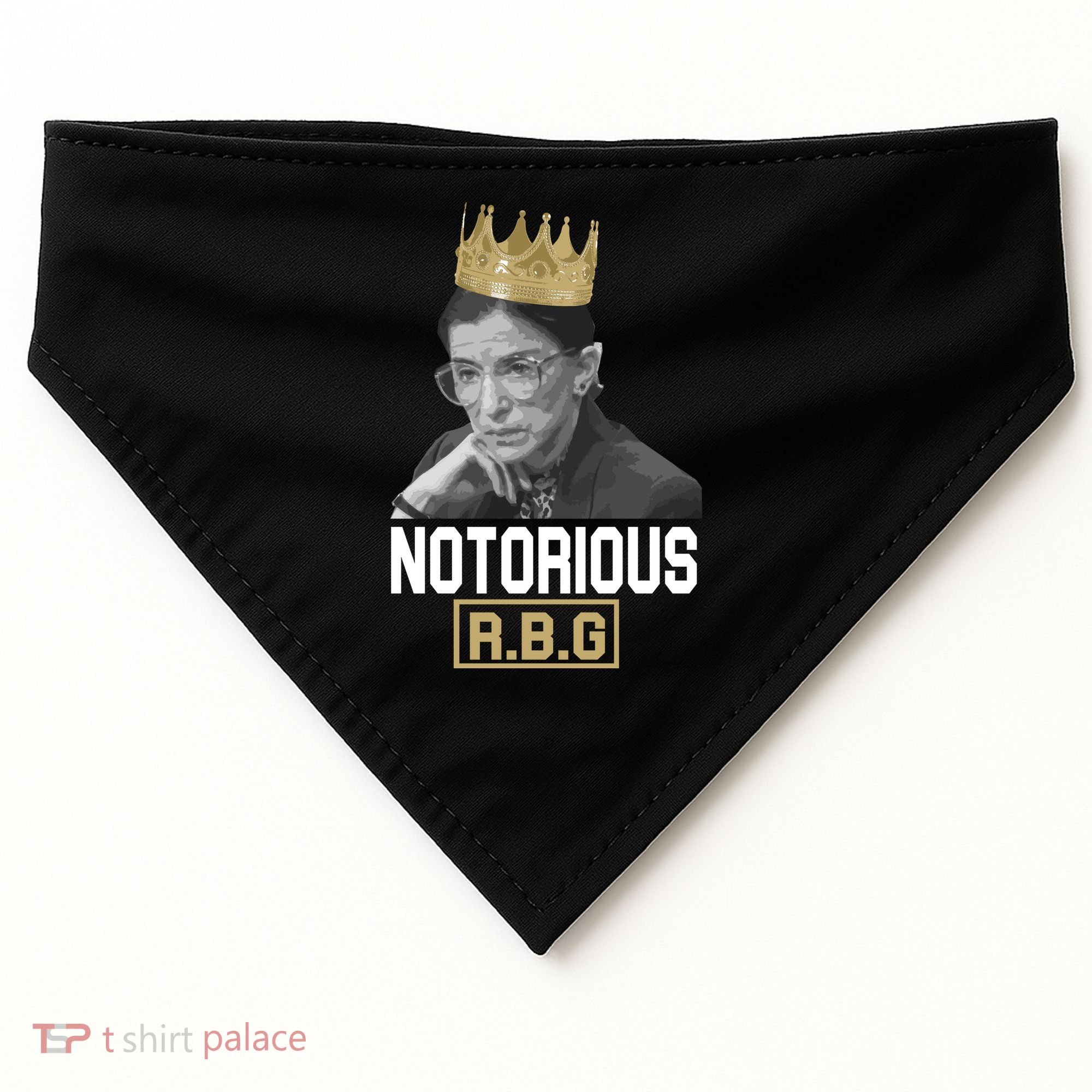 Notorious RBG Classic Ruth Crown USA-Made Doggie Bandana
