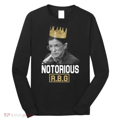 Notorious RBG Classic Ruth Crown Long Sleeve Shirt