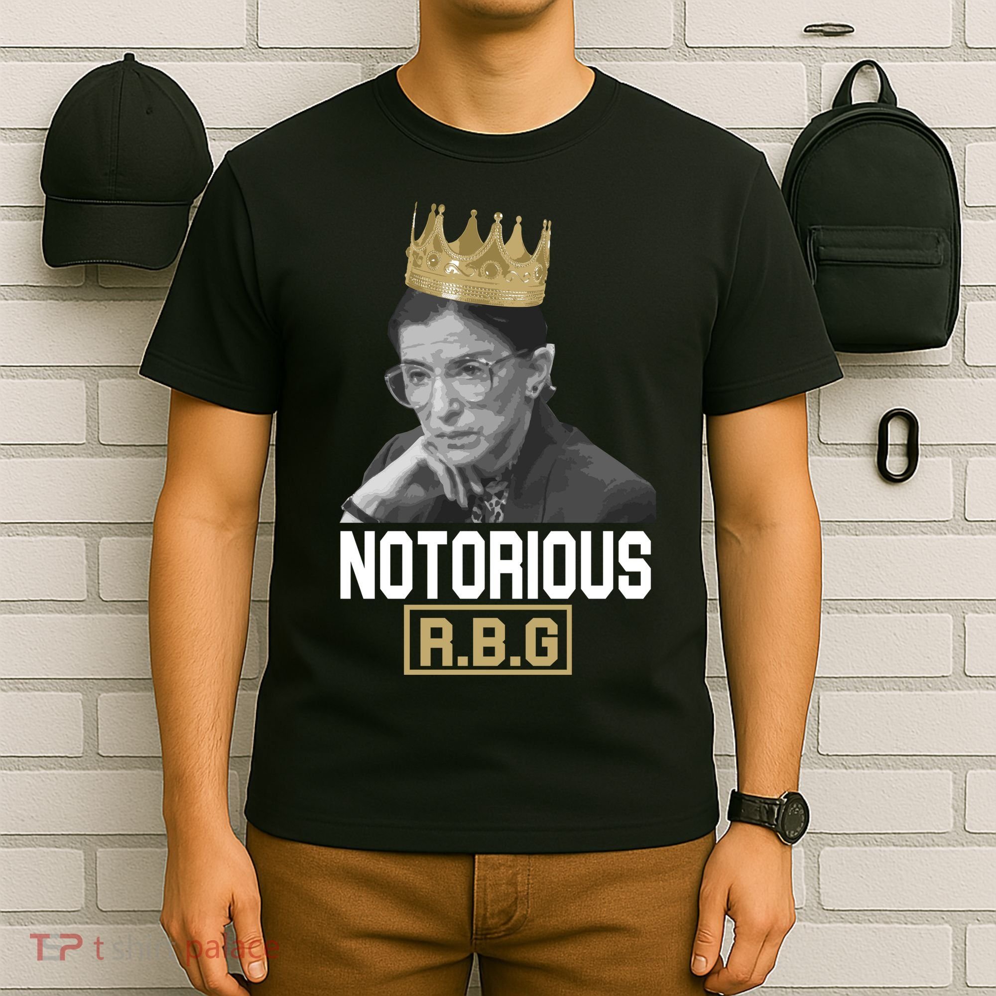 Notorious RBG Classic Ruth Crown T-Shirt