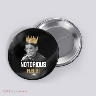 Notorious RBG Classic Ruth Crown Button