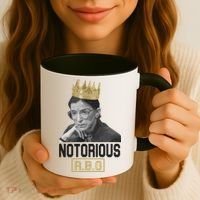 Notorious RBG Classic Ruth Crown Coffee Mug thumb 3