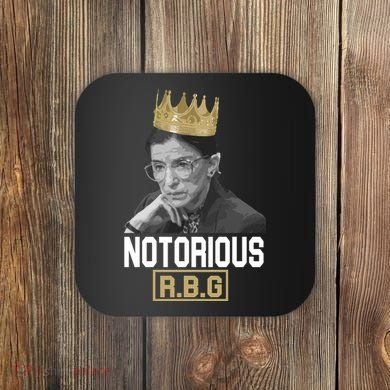 Notorious RBG Classic Ruth Crown Coaster