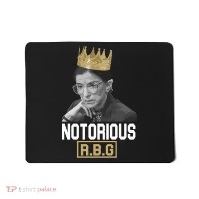 Notorious RBG Classic Ruth Crown Mousepad