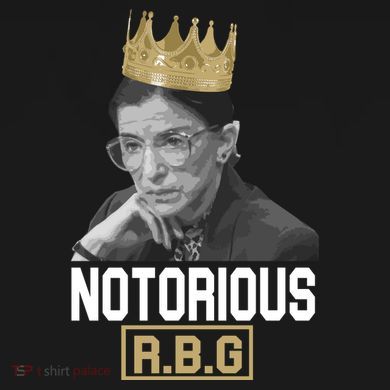 Notorious RBG Classic Ruth Crown Tie-Dye T-Shirt