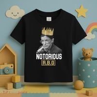 Notorious RBG Classic Ruth Crown Toddler T-Shirt thumb 3