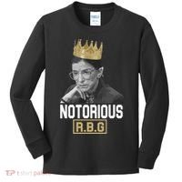 Notorious RBG Classic Ruth Crown Kids Long Sleeve Shirt thumb 0