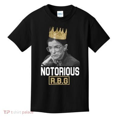 Notorious RBG Classic Ruth Crown Kids T-Shirt