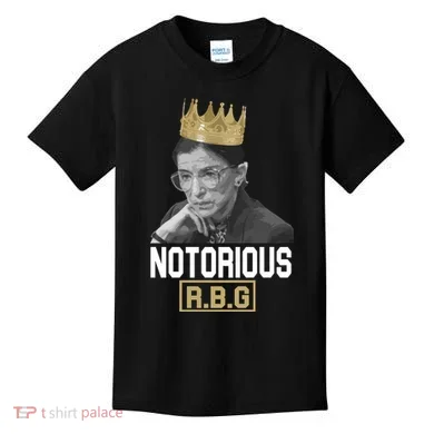 Notorious RBG Classic Ruth Crown Kids T-Shirt