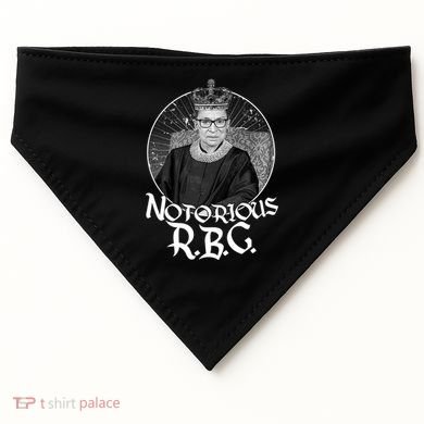 Notorious RBG Crown USA-Made Doggie Bandana