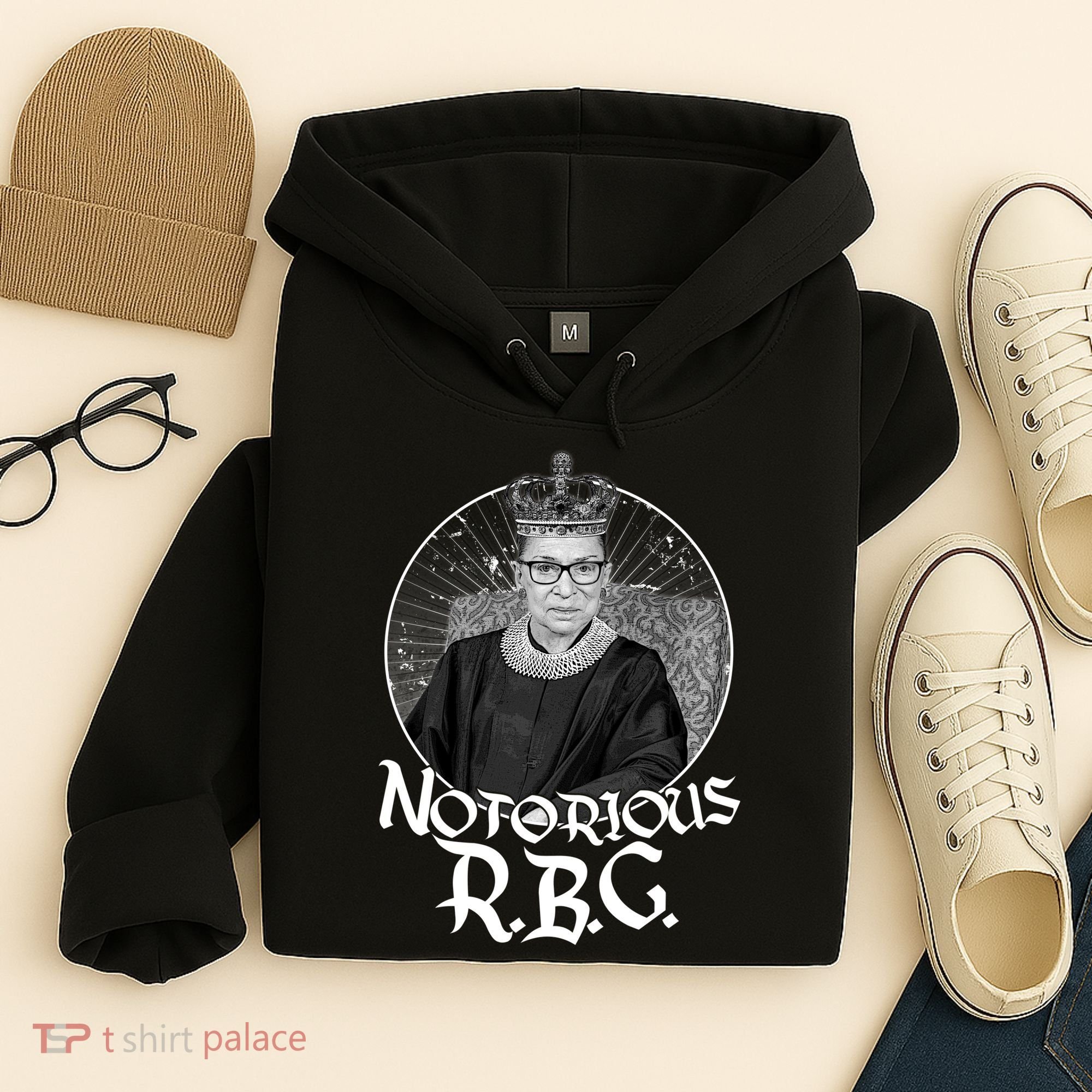 Notorious RBG Crown Hoodie