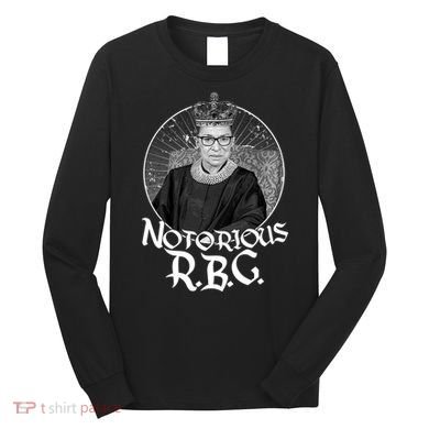 Notorious RBG Crown Long Sleeve Shirt