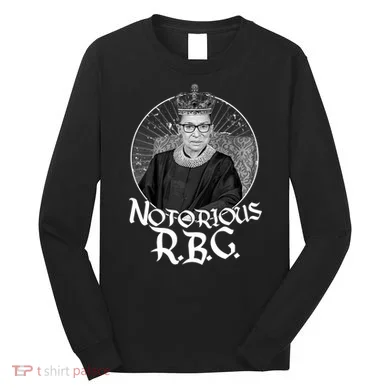 Notorious RBG Crown Long Sleeve Shirt
