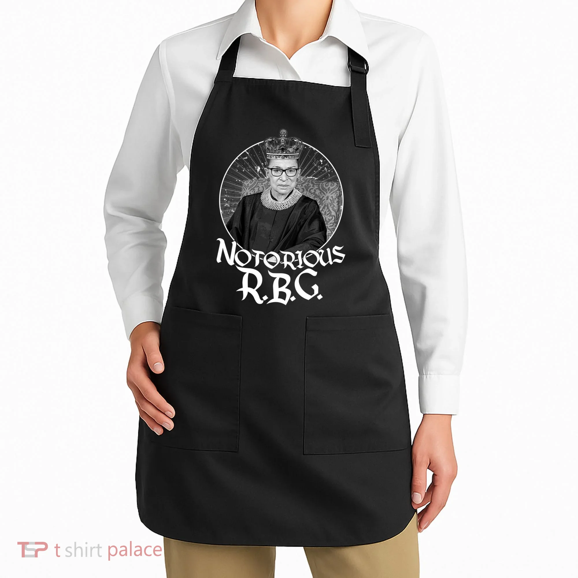 Notorious RBG Crown Apron