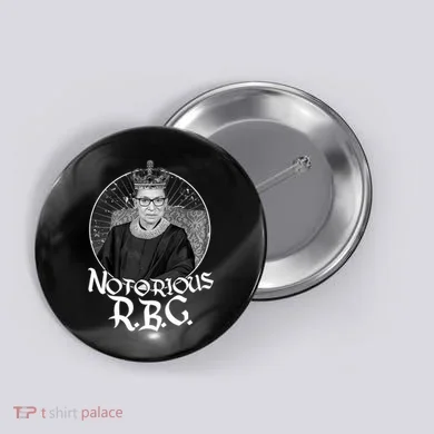 Notorious RBG Crown Button