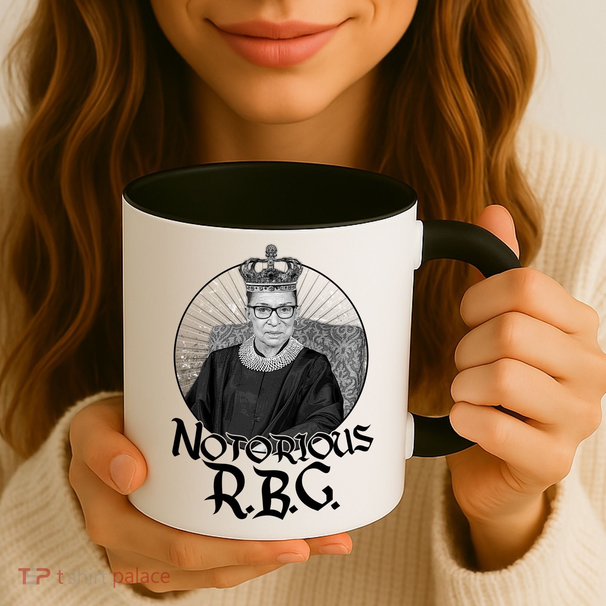 Notorious RBG Crown Coffee Mug