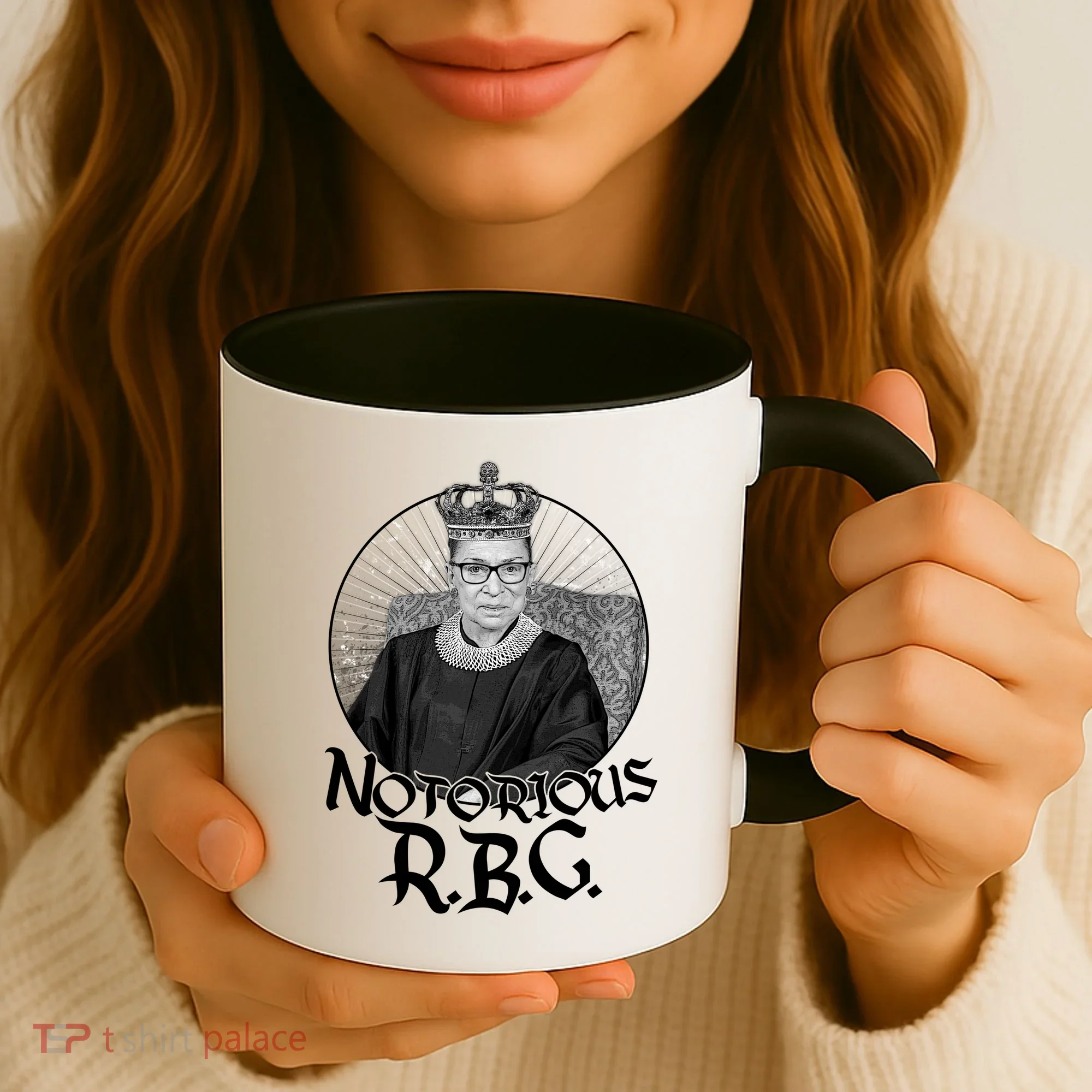 Notorious RBG Crown Coffee Mug