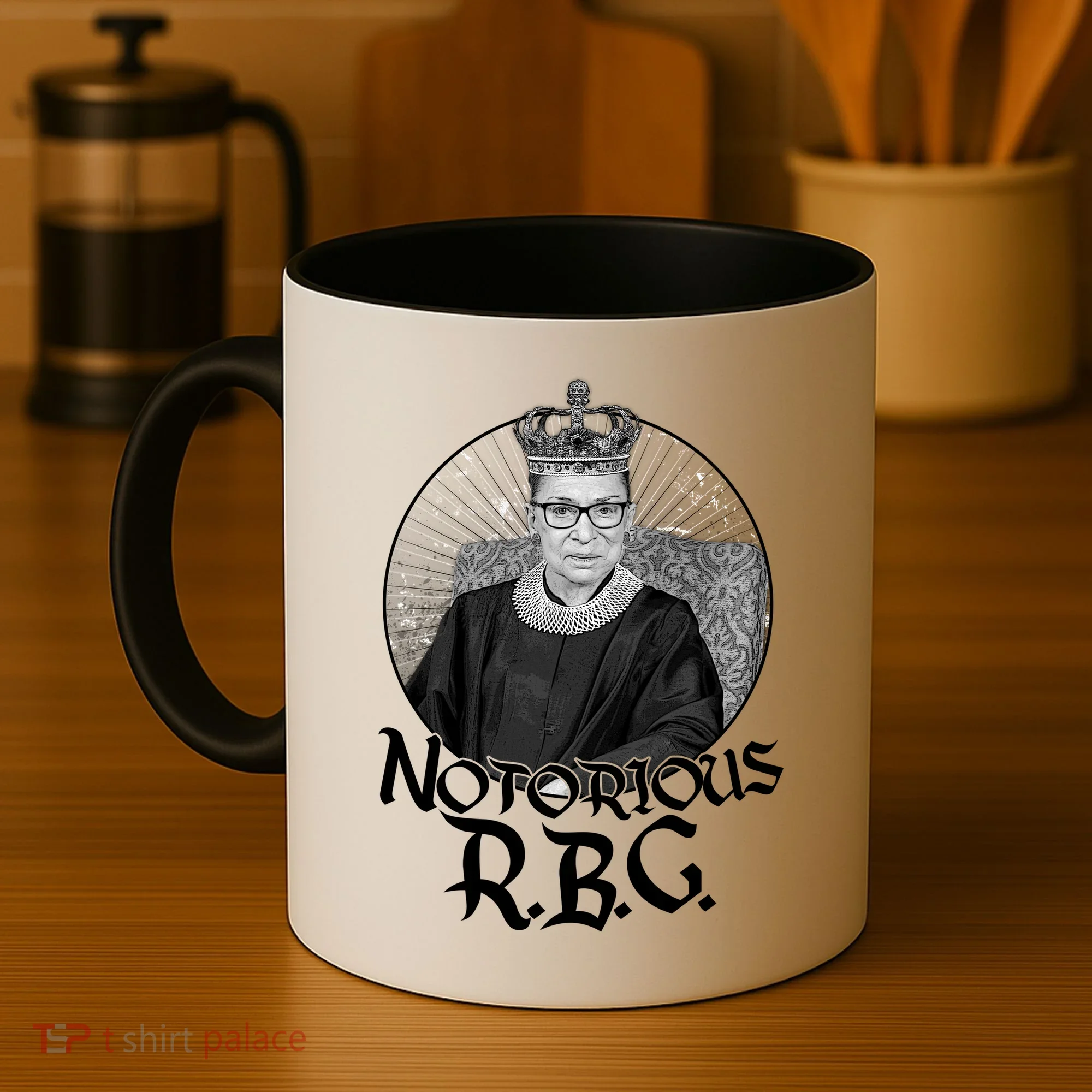 Notorious RBG Crown Coffee Mug