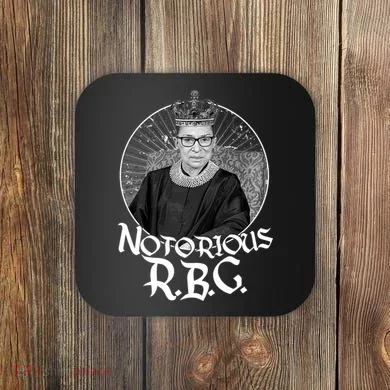 Notorious RBG Crown Coaster