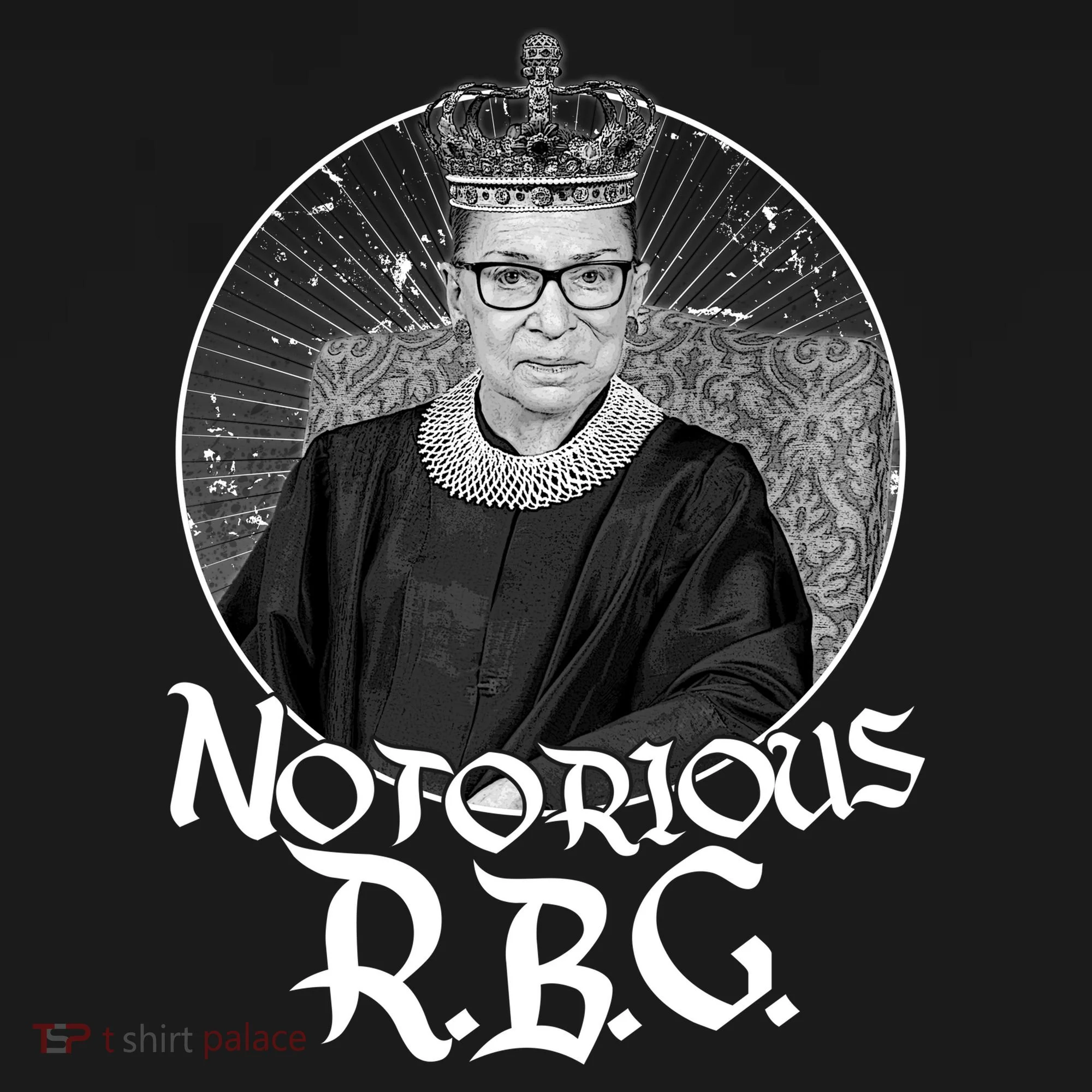 Notorious RBG Crown Coaster