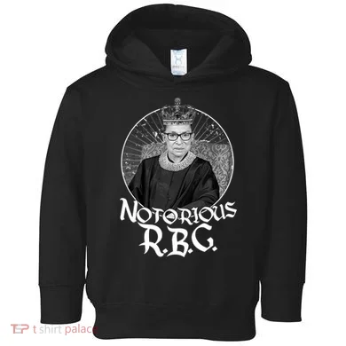Notorious RBG Crown Toddler Hoodie