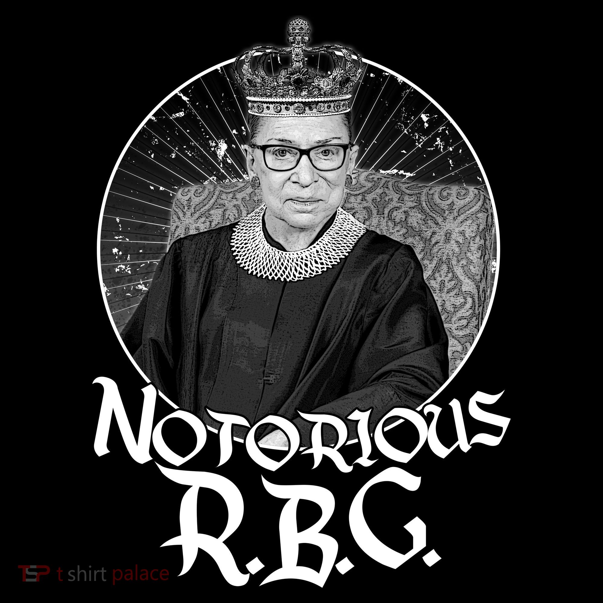 Notorious RBG Crown Toddler Hoodie