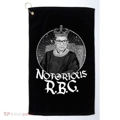 Notorious RBG Crown Golf Towel