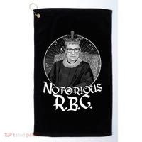 Notorious RBG Crown Golf Towel thumb 0