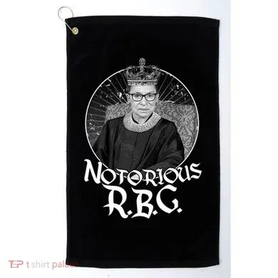 Notorious RBG Crown Golf Towel