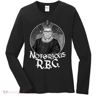 Notorious RBG Crown Women's Long Sleeve Shirt