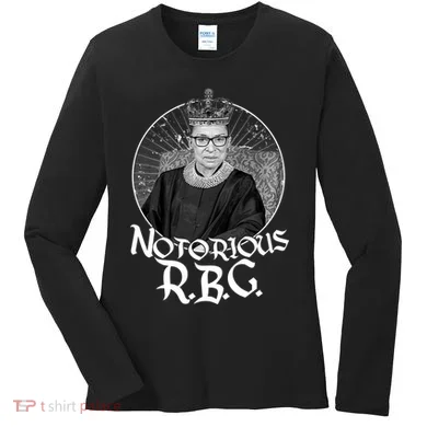 Notorious RBG Crown Women's Long Sleeve Shirt
