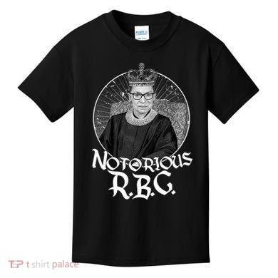 Notorious RBG Crown Kids T-Shirt