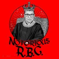 Notorious RBG Crown Santa Hat thumb 1