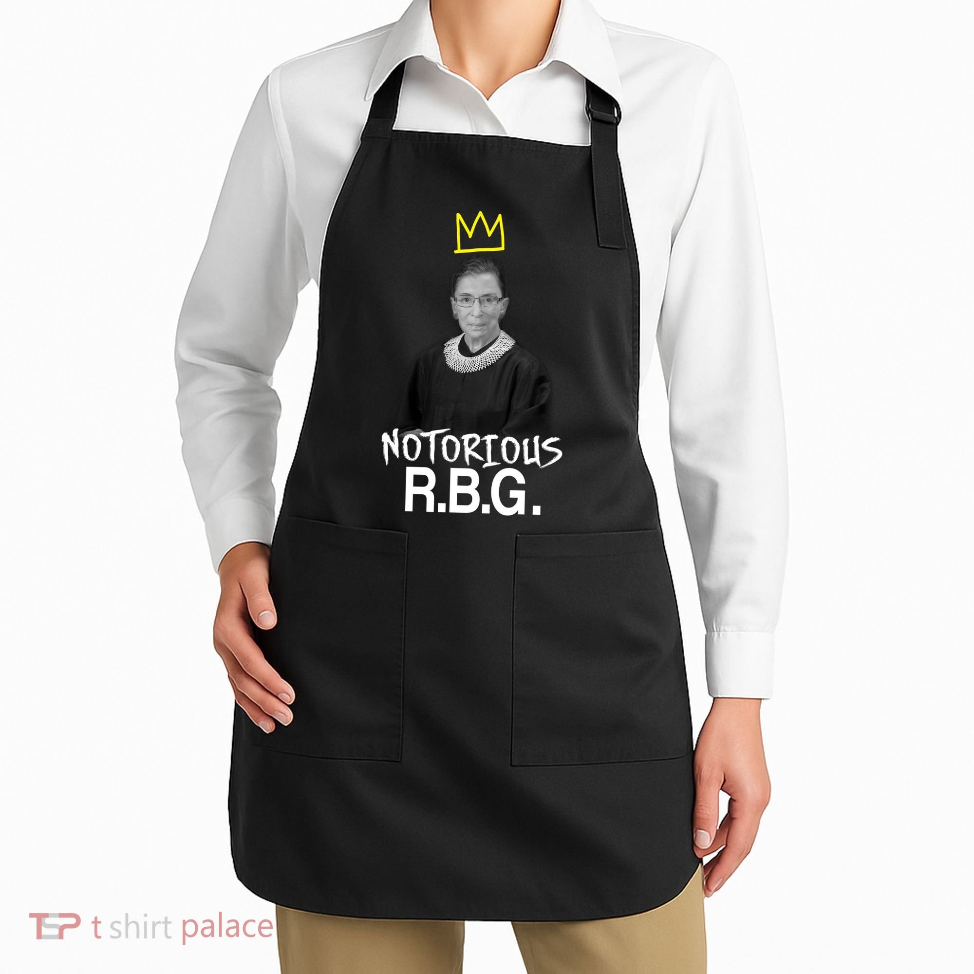 Notorious RBG Crown Ruth Bader Ginsburg Apron