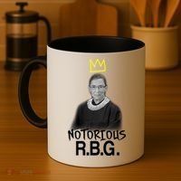 Notorious RBG Crown Ruth Bader Ginsburg Coffee Mug thumb 4
