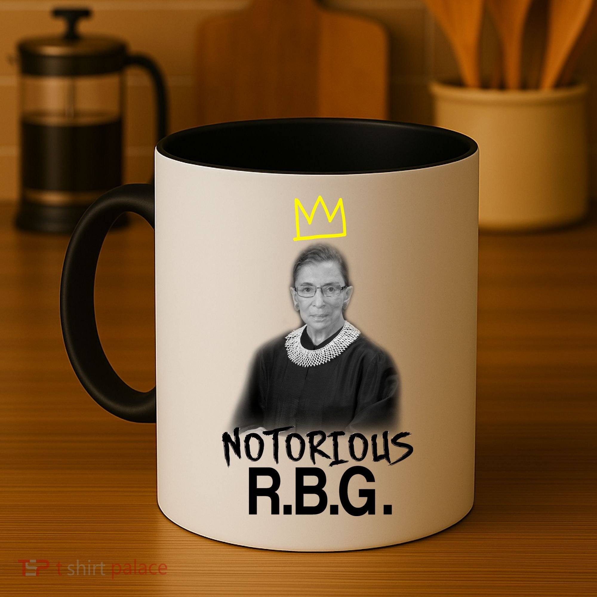 Notorious RBG Crown Ruth Bader Ginsburg Coffee Mug