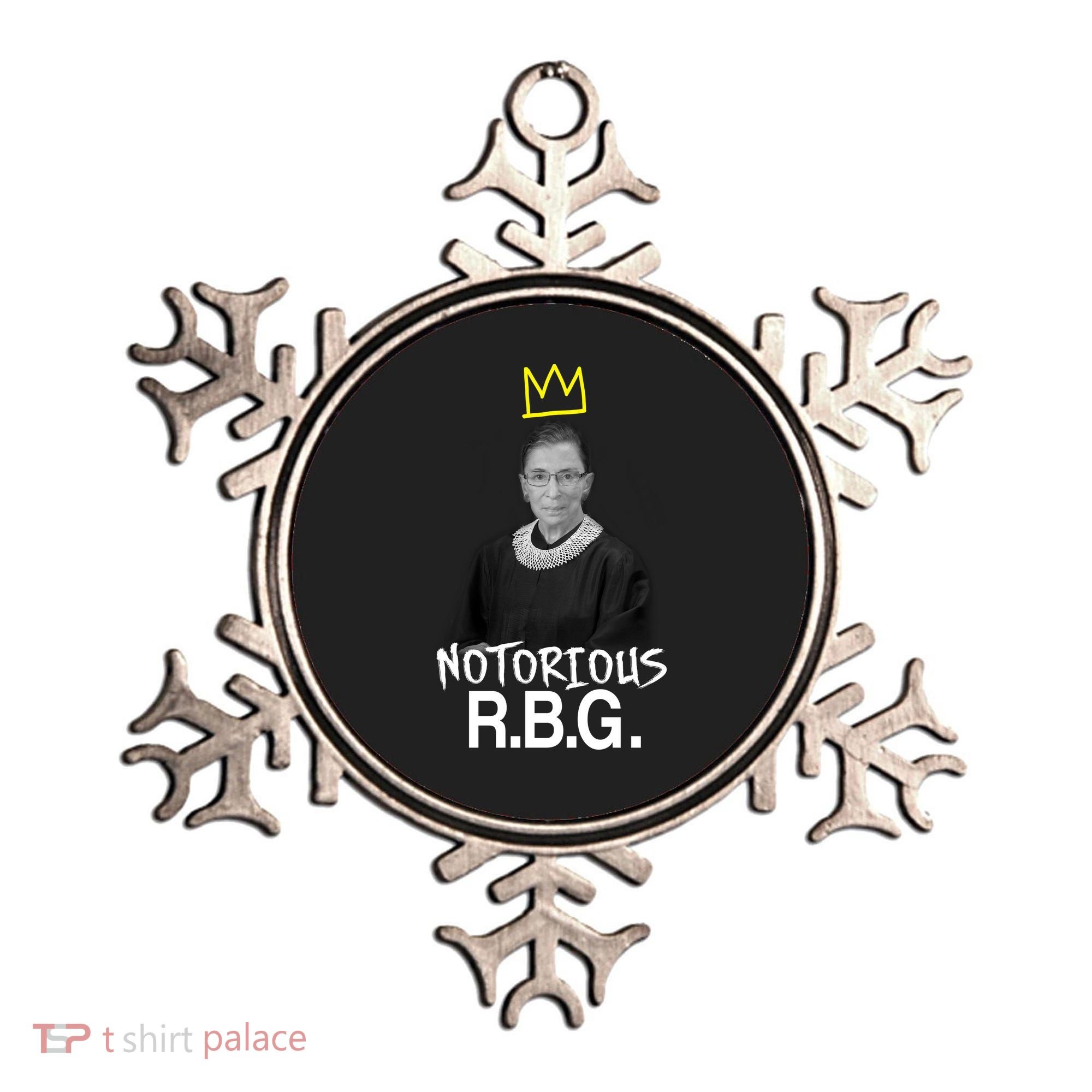 Notorious RBG Crown Ruth Bader Ginsburg Ornament