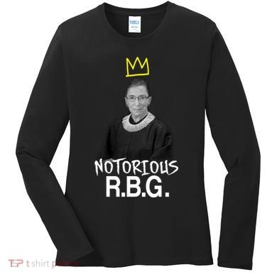 Notorious RBG Crown Ruth Bader Ginsburg Women's Long Sleeve Shirt