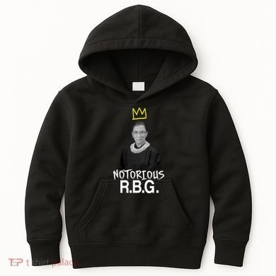 Notorious RBG Crown Ruth Bader Ginsburg Kids Hoodie