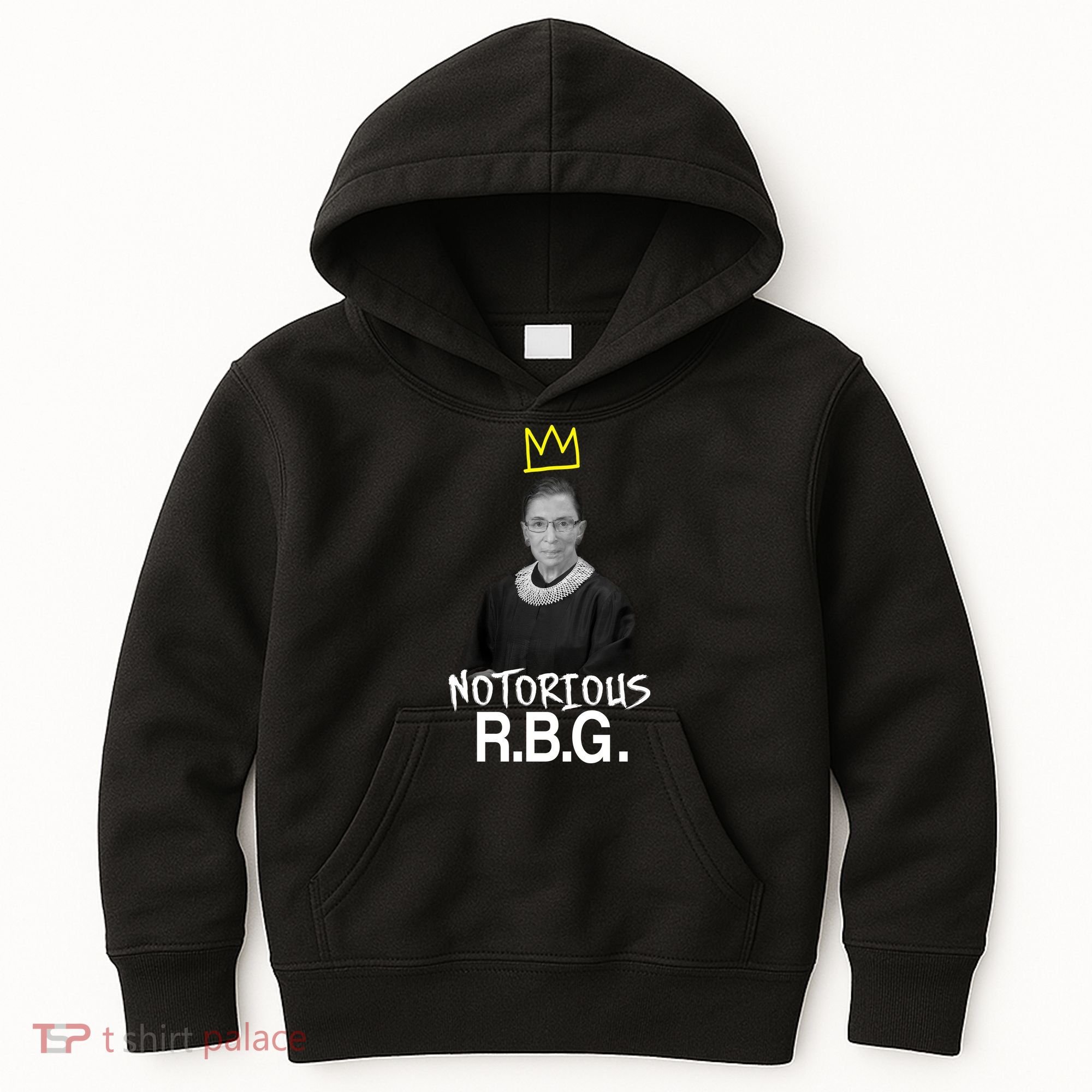 Notorious RBG Crown Ruth Bader Ginsburg Kids Hoodie