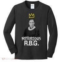 Notorious RBG Crown Ruth Bader Ginsburg Kids Long Sleeve Shirt thumb 0