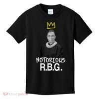 Notorious RBG Crown Ruth Bader Ginsburg Kids T-Shirt thumb 0