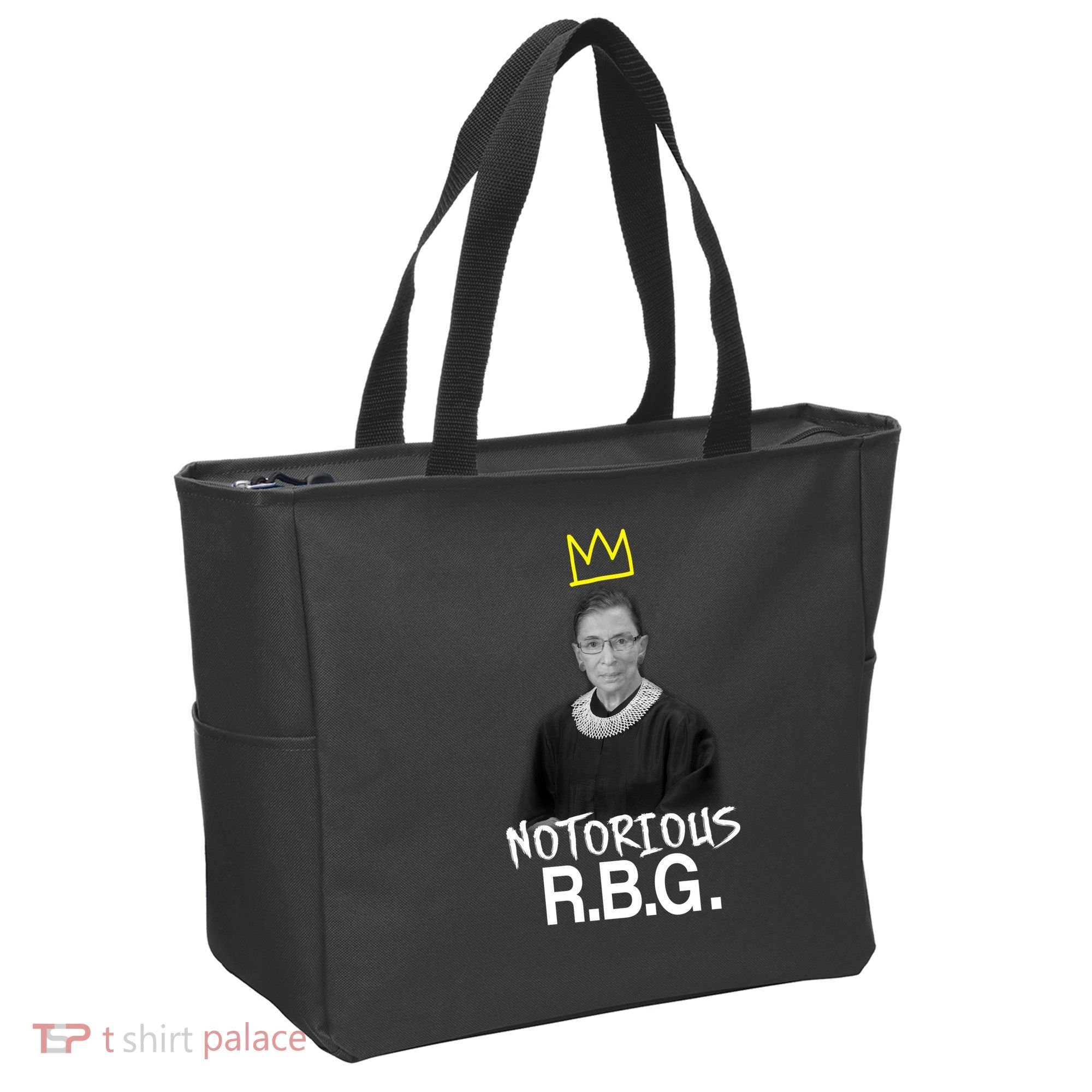 Notorious RBG Crown Ruth Bader Ginsburg Tote Bag
