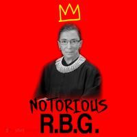 Notorious RBG Crown Ruth Bader Ginsburg Santa Hat thumb 1