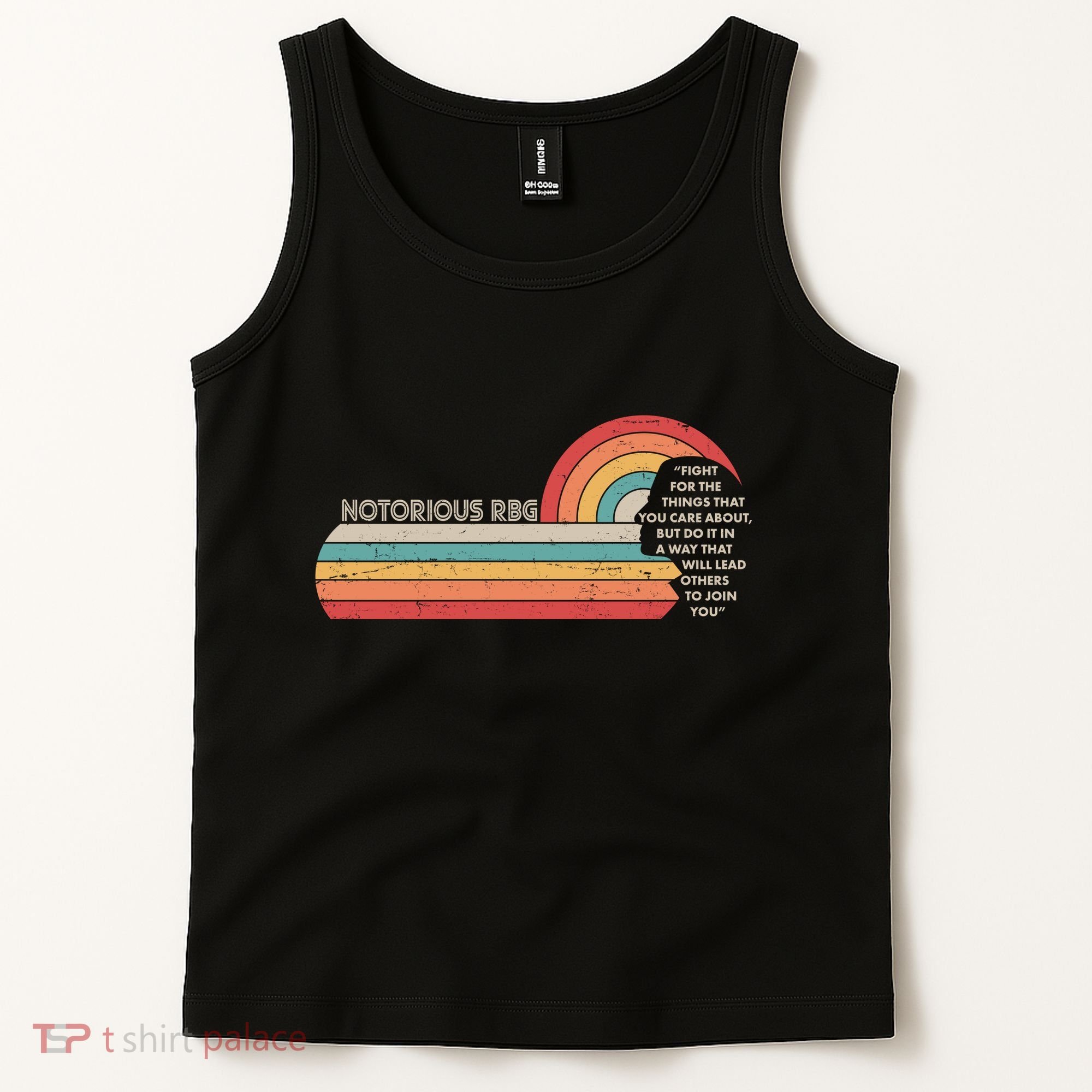 Notorious RBG Fight Quote Ruth Bader Ginsburg Tribute Tank Top