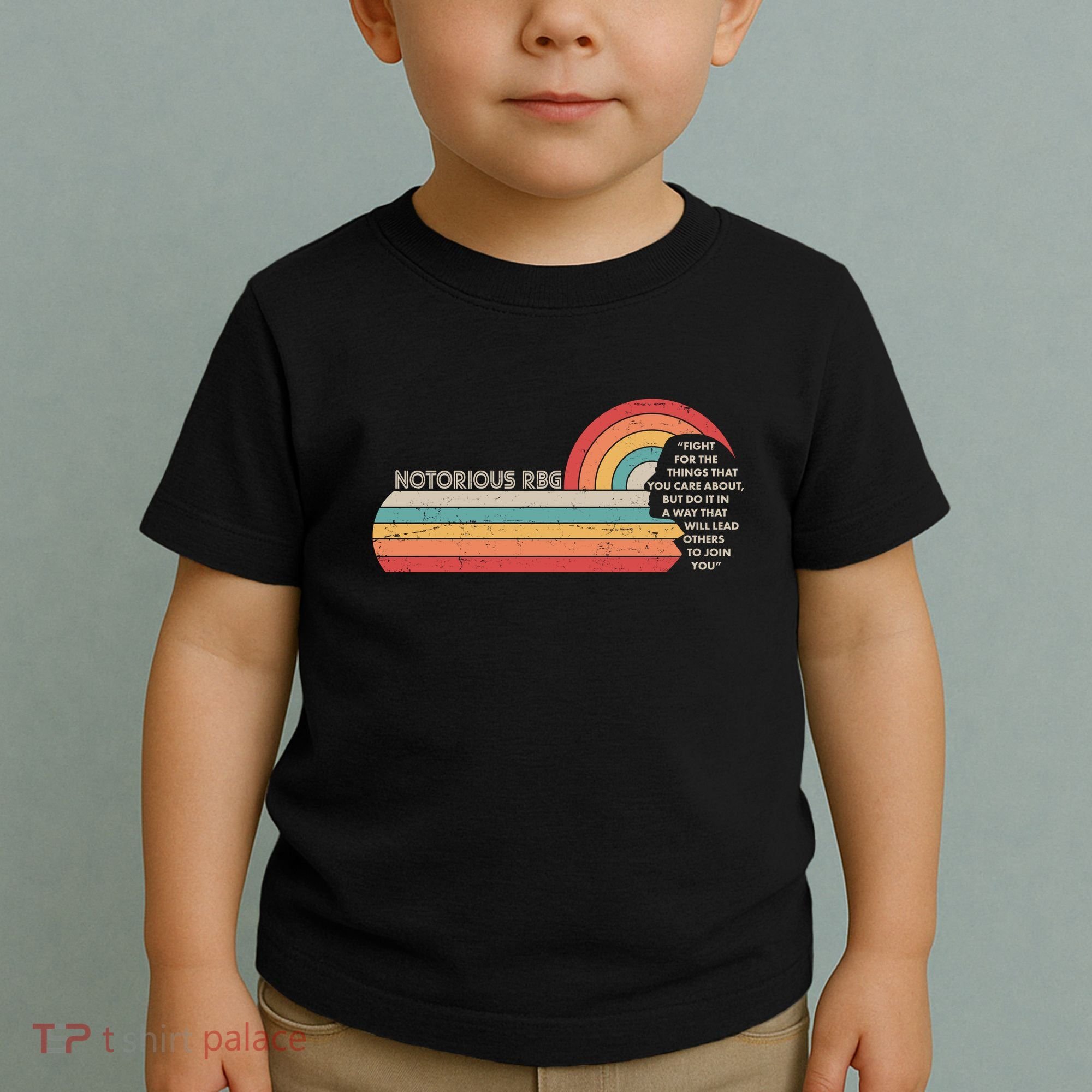Notorious RBG Fight Quote Ruth Bader Ginsburg Tribute Toddler T-Shirt