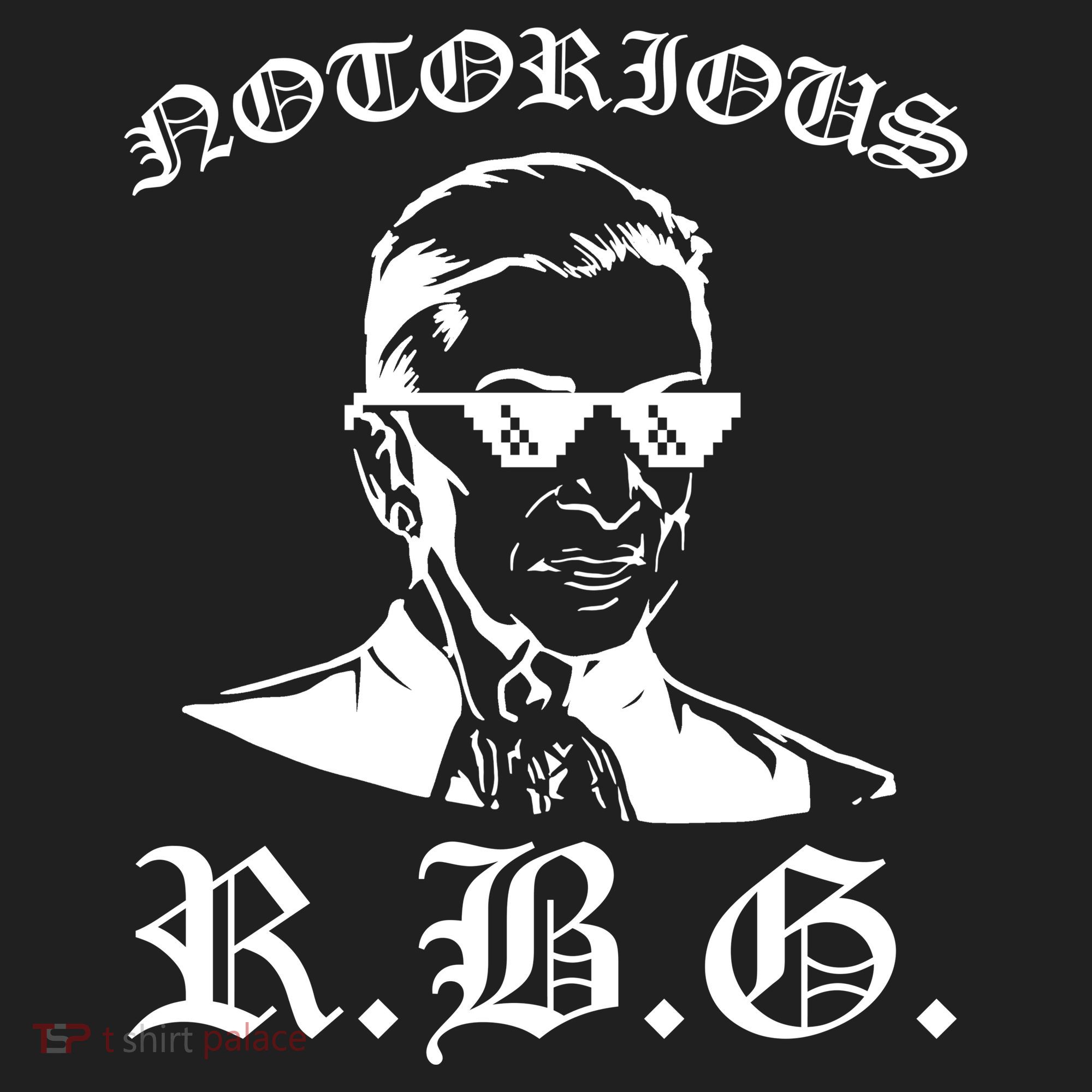 Notorious RBG Gangster Sunglasses Women's Sweatshirt