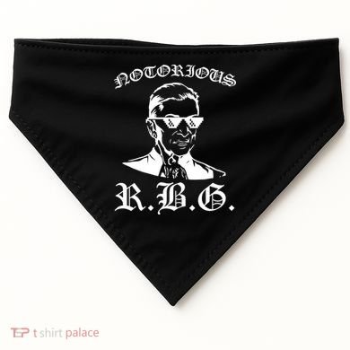 Notorious RBG Gangster Sunglasses USA-Made Doggie Bandana