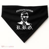 Notorious RBG Gangster Sunglasses USA-Made Doggie Bandana thumb 0